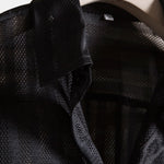 Mesh Button Up Shirt