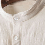 Henry Collar Shirt with Pocket
