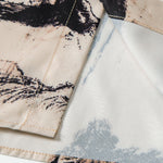 Ink Mountain Shirt & Man Mid Length Drawstring Swim Shorts Set