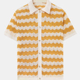 Wave Crochet Shirt
