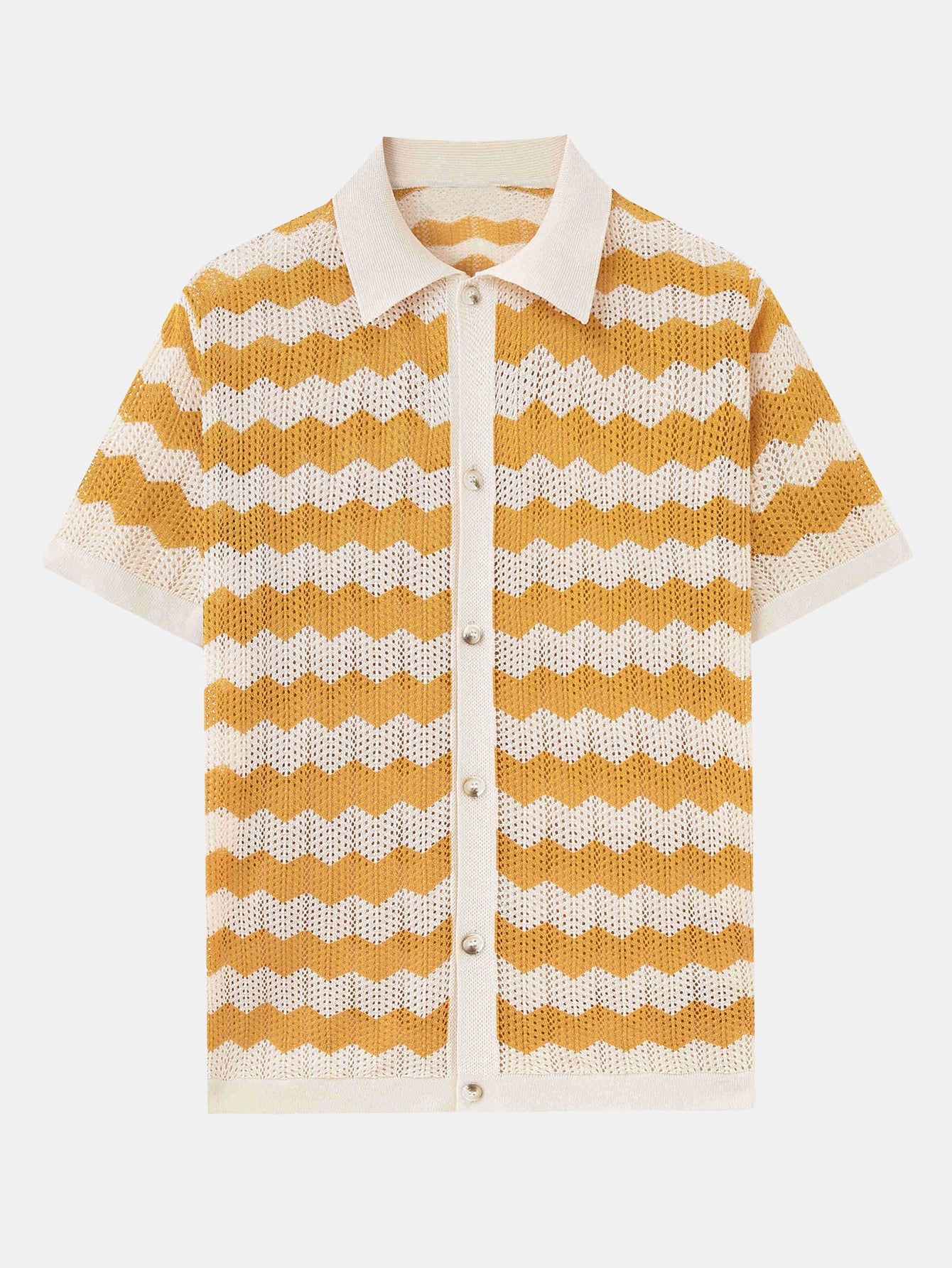 Wave Crochet Shirt