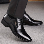 BUSINESS PU LACE SHOES FOR MEN