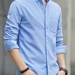 LAPEL BUTTON SHIRT FOR MEN