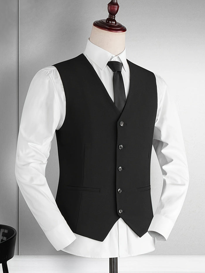 SLEEVELESS BUTTON SHIRT FOR MEN