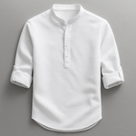 TEXTURED COTTON SHIRT FOR MEN
