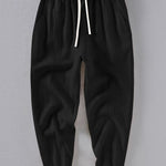 LINEN LOOSE POCKET TROUSERS FOR MEN