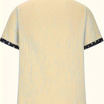 LINEN BLEND LAPEL SHIRT FOR MEN