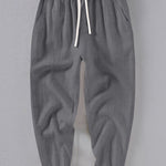 LINEN LOOSE POCKET TROUSERS FOR MEN