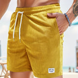 DRAWSTRING SLIM SHORTS FOR MEN