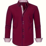 COLOR BLOCK SHIRT FOR MEN