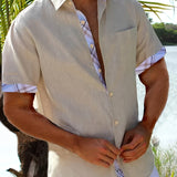 LAPEL COLLAR SHIRT FOR MEN