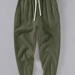 LINEN LOOSE POCKET TROUSERS FOR MEN