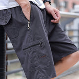 MID WAIST CARGO SHORTS FOR MEN