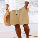 ELASTIC WAIST SHORTS FOR MEN