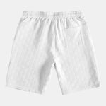 Stripe Jacquard Shirt & Shorts Set