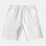 Stripe Jacquard Shirt & Shorts Set