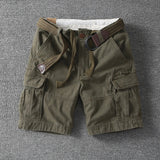 COTTON CARGO SHORTS FOR MEN