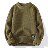 TEXTURED KNIT PULLOVER  FOR MEN