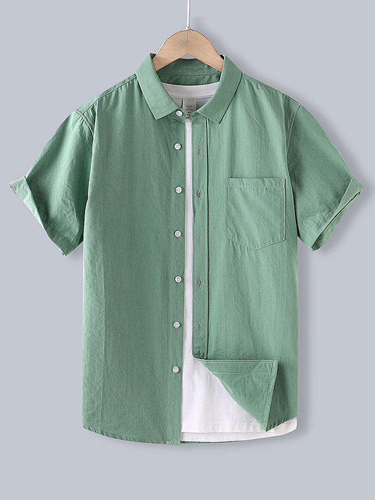Cotton Button Up Shirt