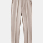 Twist Knit Polo & Slim Fit Tapered Trousers Set