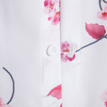 Cherry Blossom Print Button Up Shirt