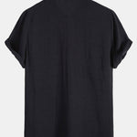 Cotton Blend Lapel Shirts #This Item Will Shrink After Washing, So We