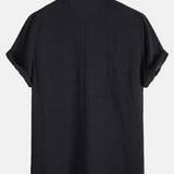 Cotton Blend Lapel Shirts #This Item Will Shrink After Washing, So We
