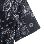 Paisley Print Shirt & Drawstring Swim Shorts Set
