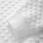Checkerboard Jacquard Quarter Zip Sweatshirt & Jogger Pants Set