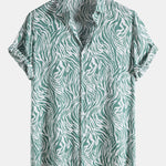 Animal Texture Cotton Shirts