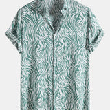 Animal Texture Cotton Shirts