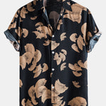 Turndown Collar Print Shirts