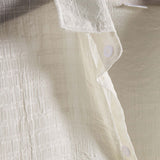 Textured Fabric Short Sleeve Shirt