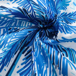 Leaf Island Print Shirt & Drawstring Swim Shorts Set