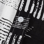 Two Tone Abstract Print Shirt