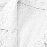 Geometric Jacquard Cuban Shirt & Crinkle Textured Drawstring 5" Shorts Set