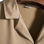 Satin Revere Collar Shirt