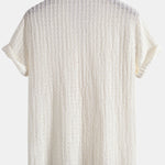Texture Jacquard Cuban Shirt