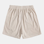 Long Sleeve Polo Neck Corduroy Shirt & Shorts Set