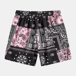 Paisley Print Shirt & Shorts Set