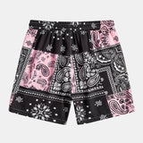 Paisley Print Shirt & Shorts Set