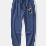 Cool Bear Print Relax Fit Crew Neck Sweatshirt & Jogging Pants Set