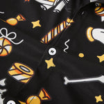 Halloween Ghost Skull Print Shirt