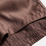 Geometric Jacquard Eyelet Cuban Shirt & Textured Shorts with Lining Set