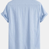 Linen Pocket Button Up Shirt