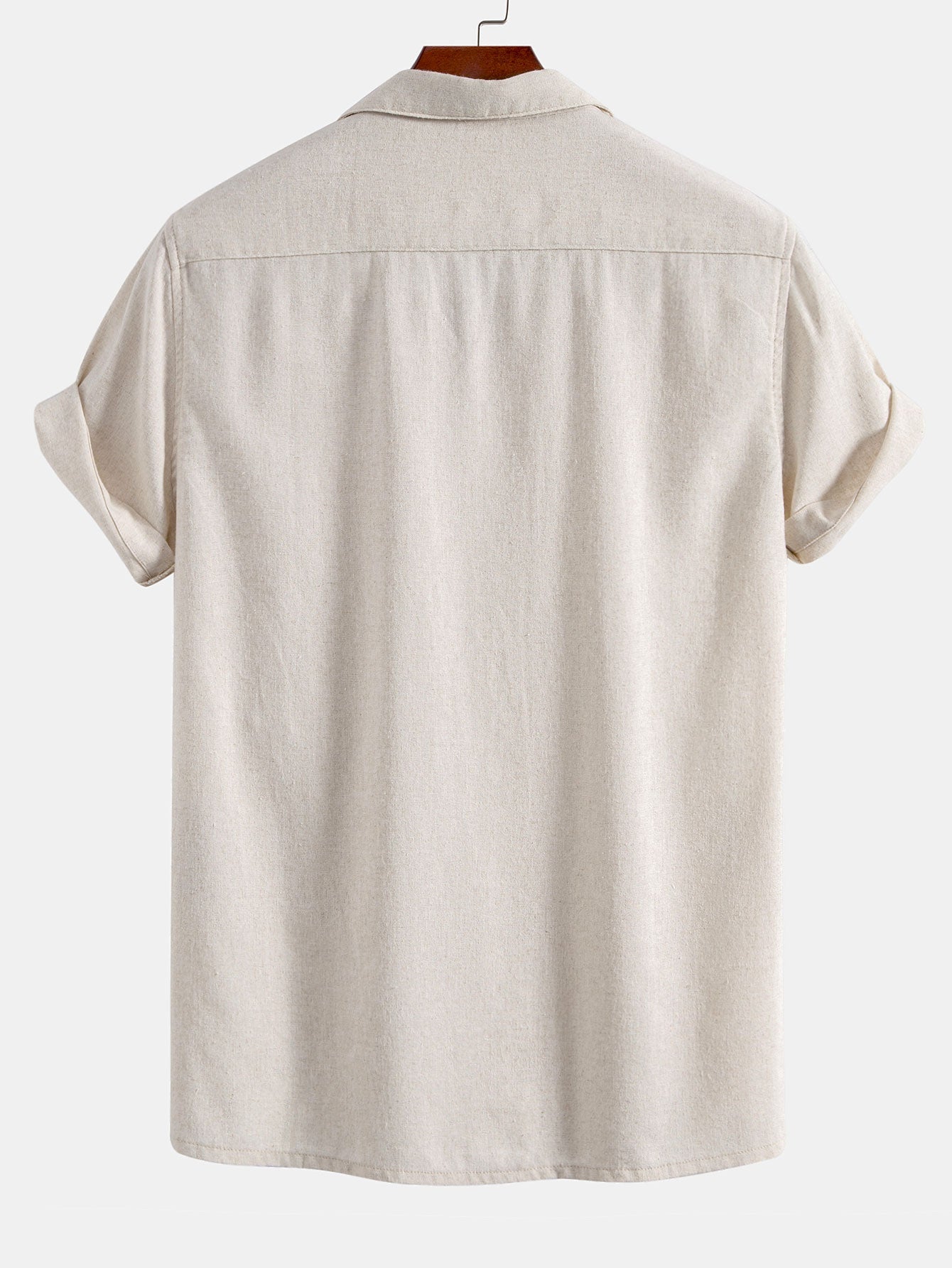 Linen Cuban Shirt with Pockets