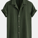 Texture Jacquard Cuban Shirt