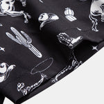 Cowboy Cactus Print Shirt & Swim Shorts Set