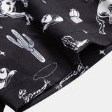 Cowboy Cactus Print Button Up Shirt