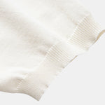 Stripe Geometric Jacquard Knitted Polo Shirt & Tapered Trousers Set